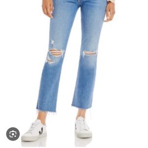 Mother Jeans The Ripper Ankle Fray - Play Like A Pirate